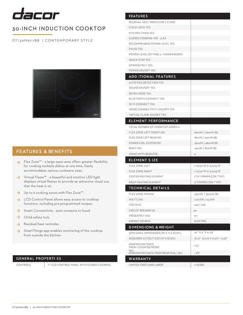 Image de la première page du manuel de l'appareil DTI30M977BB