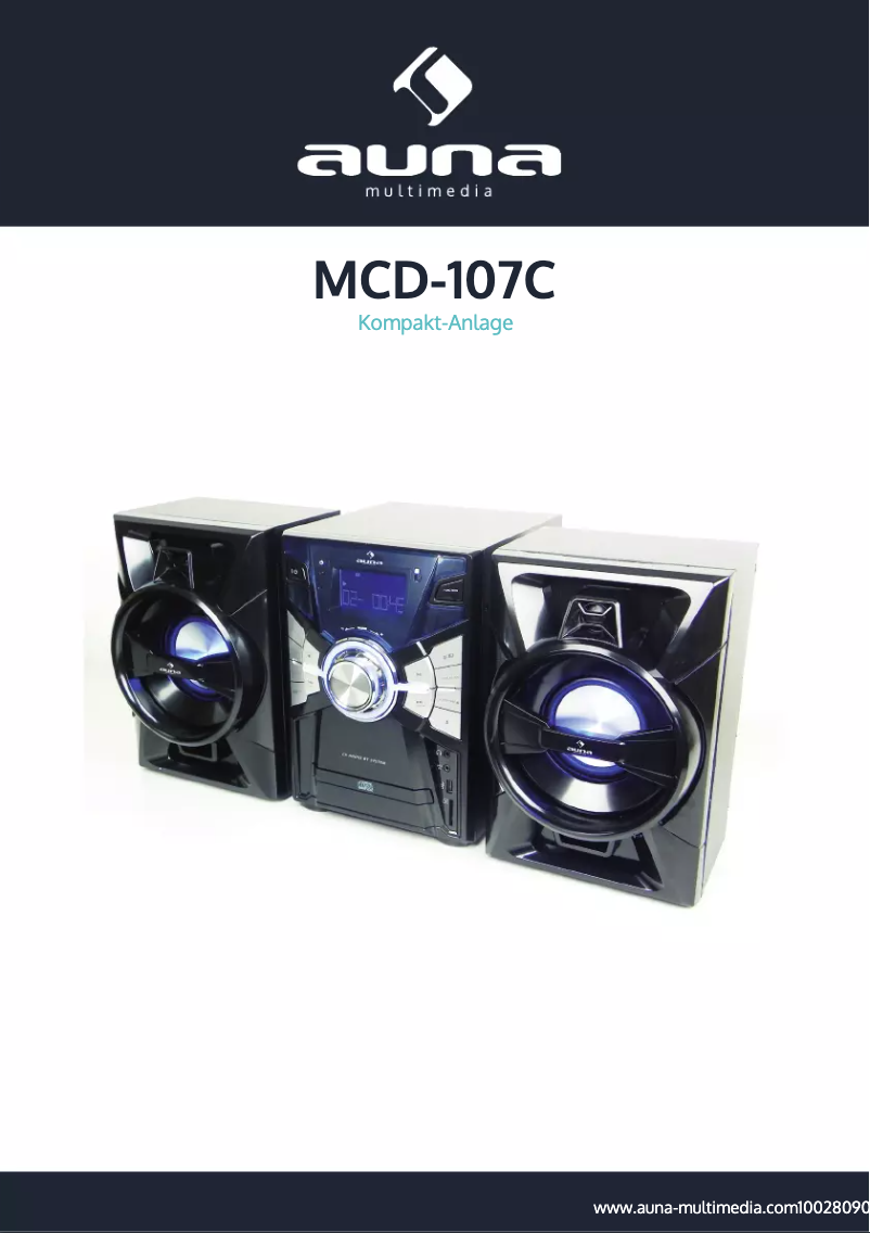 Page 1 de la notice Manuel utilisateur Auna MCD-107C 10028090