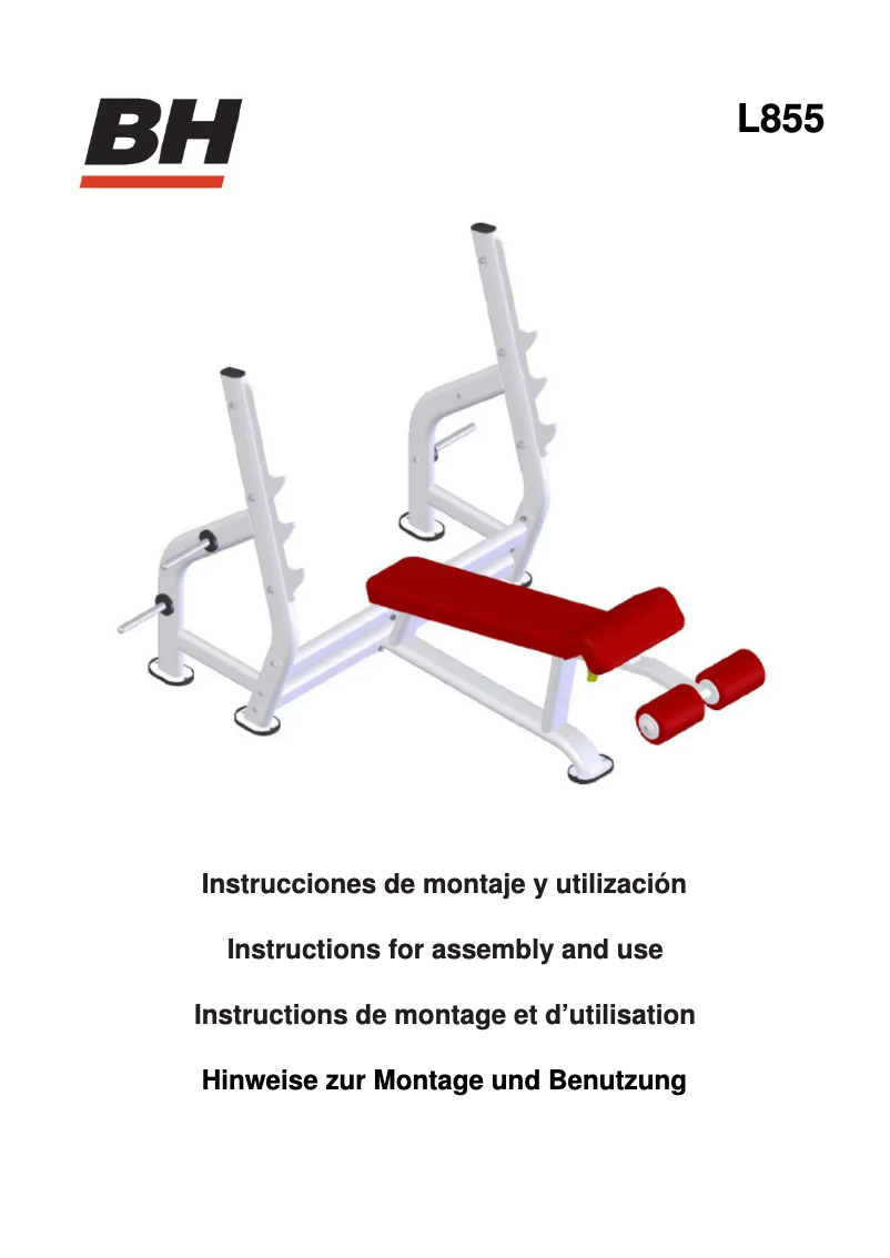 Page 1 de la notice Manuel utilisateur BH Fitness L855