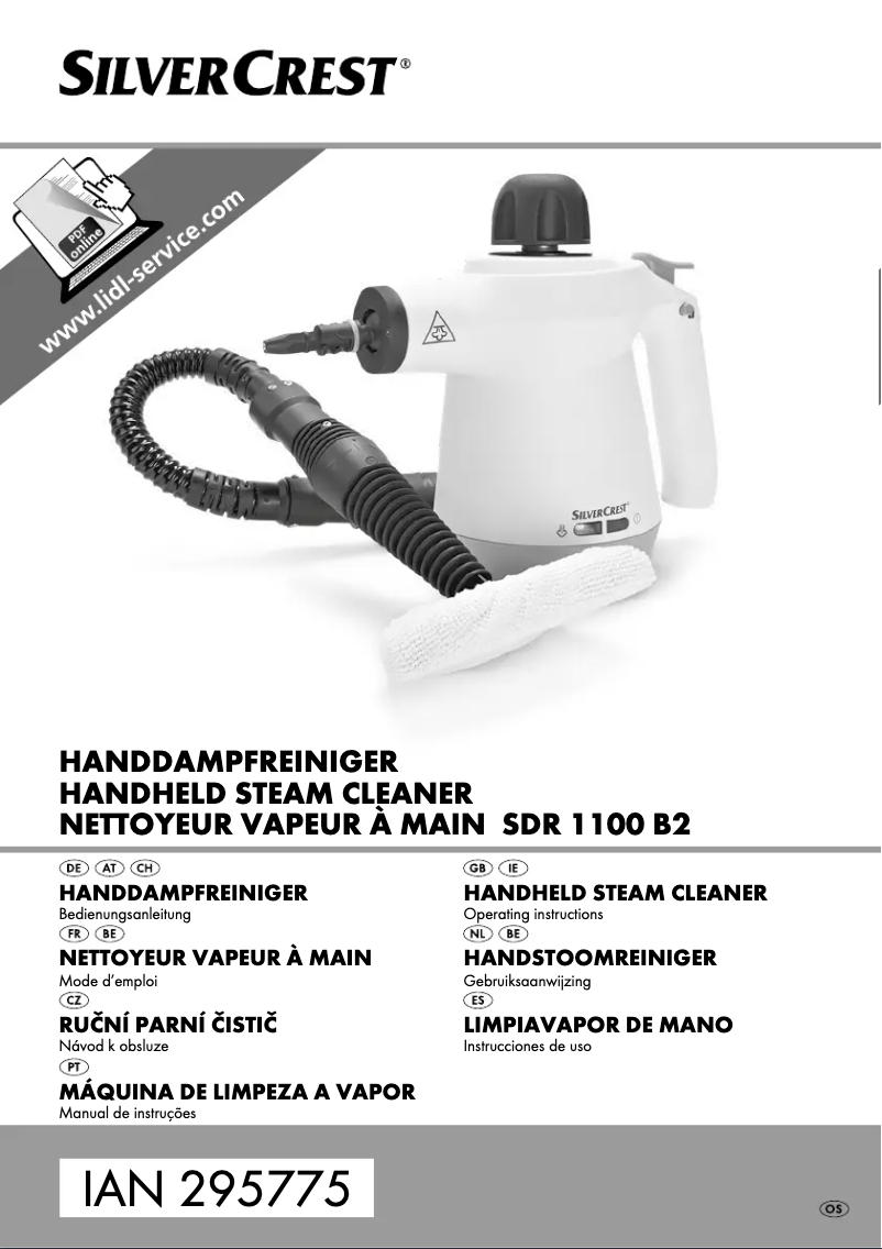 Image de la première page du manuel de l'appareil SDR 1100 A2