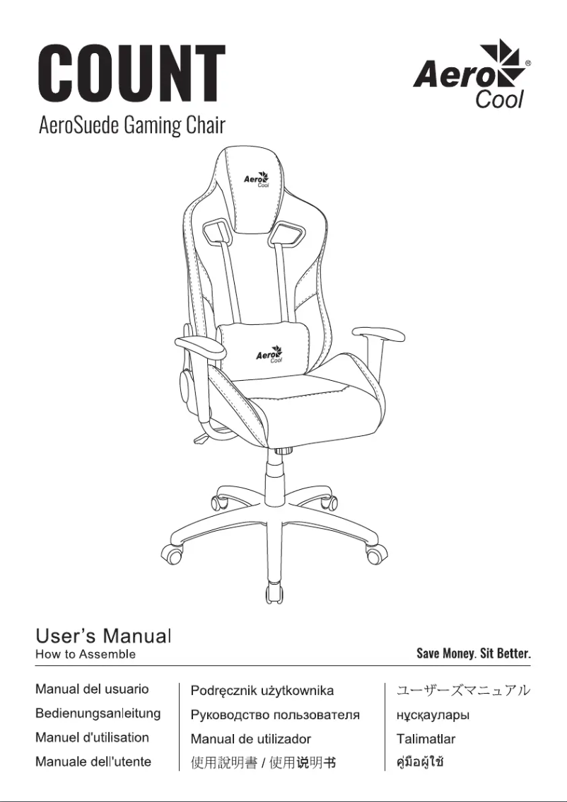 Page 1 de la notice Manuel utilisateur AeroCool Count
