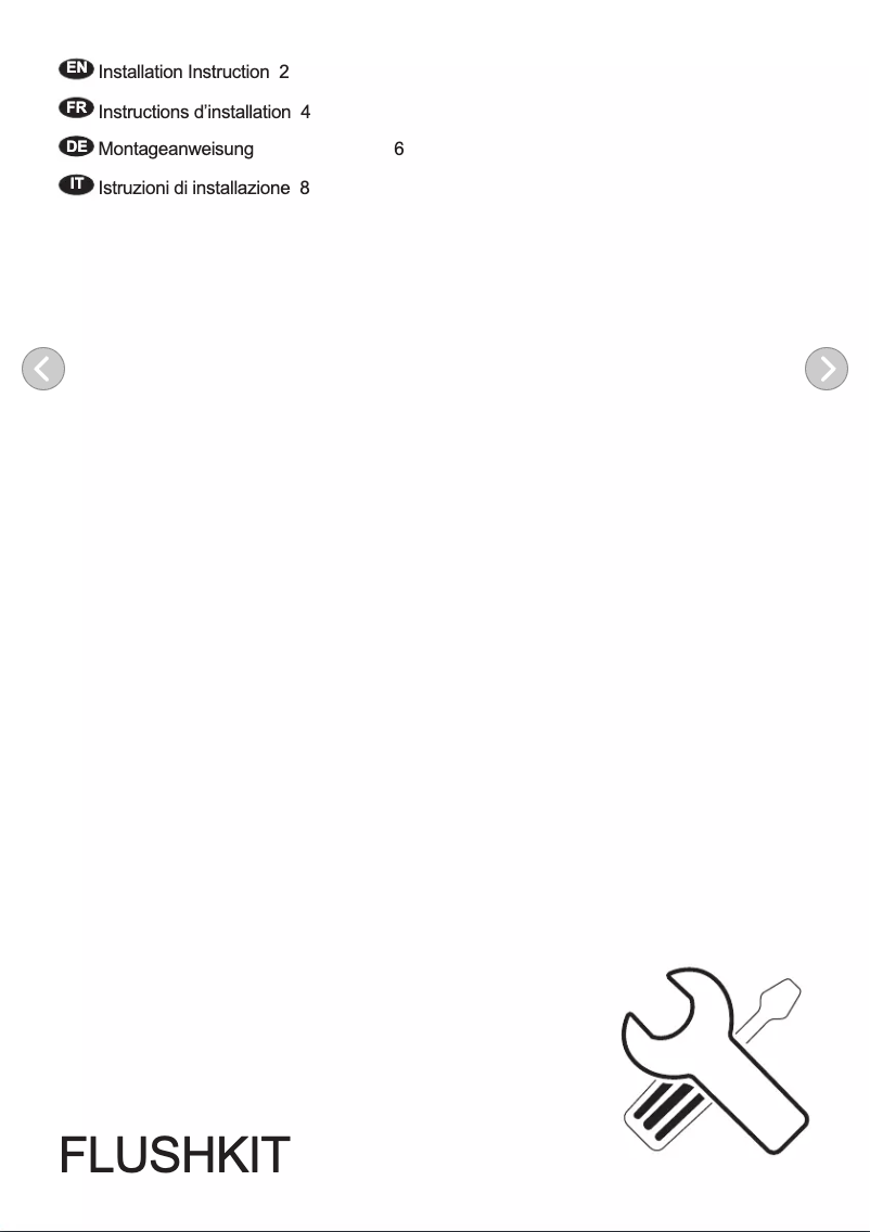Page n°1 - Guide d'installation Electrolux GK69TSIPO