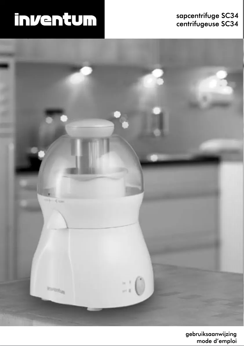 Page 1 de la notice Manuel utilisateur Inventum SC34
