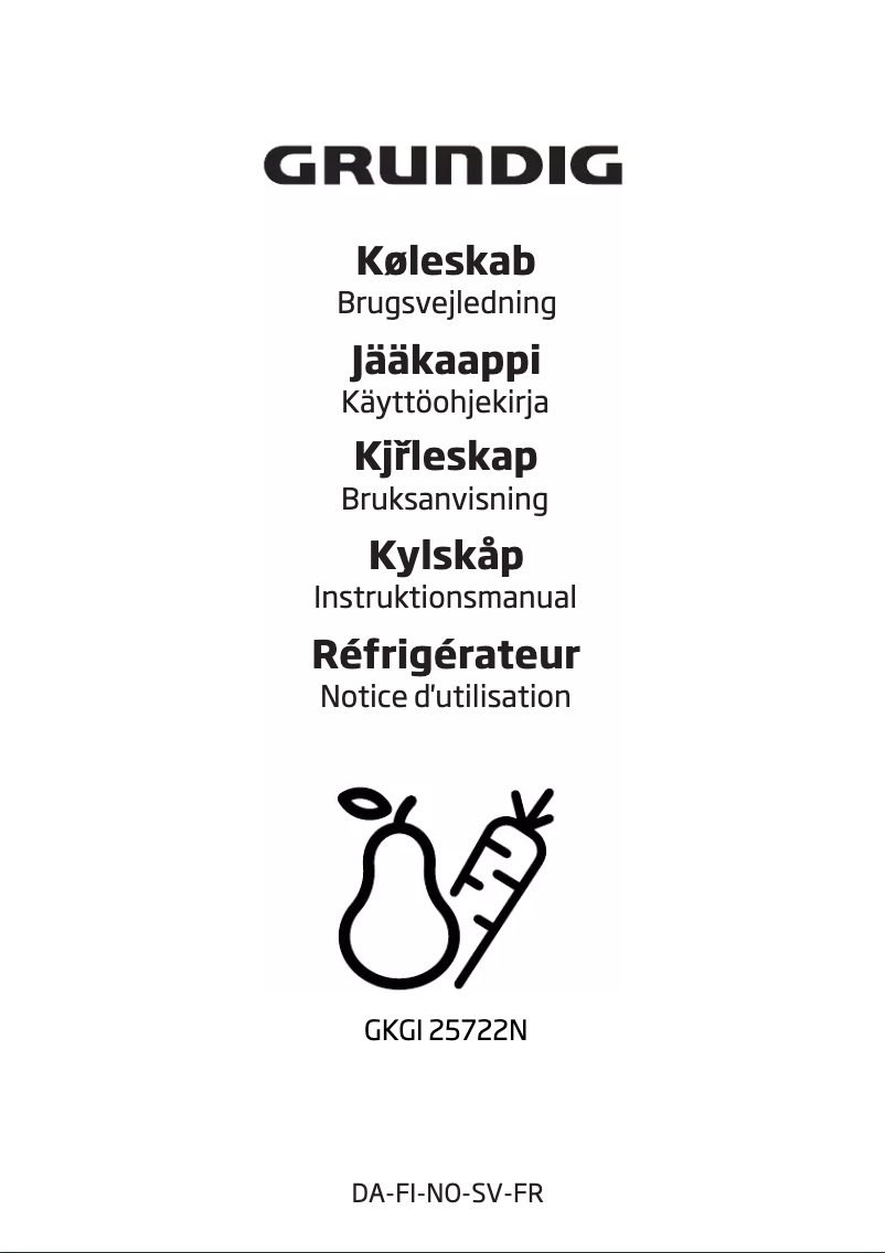 Image de la première page du manuel de l'appareil GKGI 25722 N