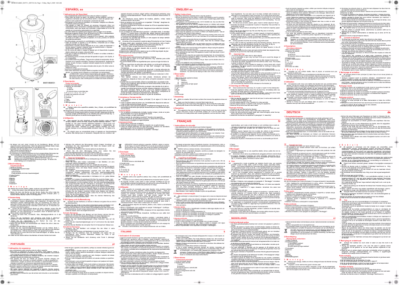 Página 1 del manual Manual de usuario Solac BV5721