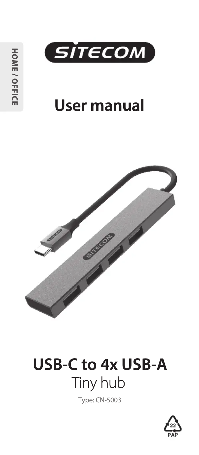 Page n°1 - Manuel utilisateur Sitecom CN-5003