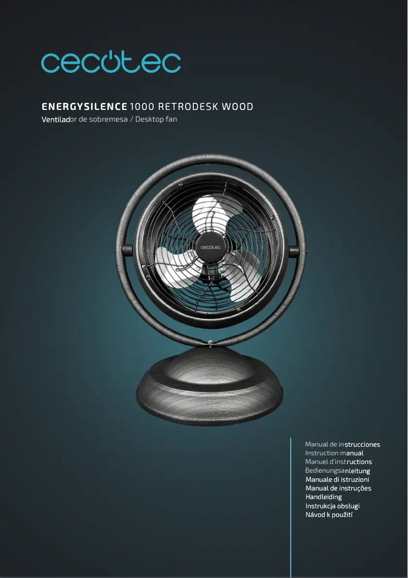 Image de la première page du manuel de l'appareil EnergySilence 1000 RetroDesk