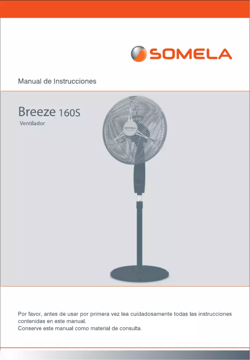 Page 1 de la notice Manuel utilisateur Somela Breeze 160S