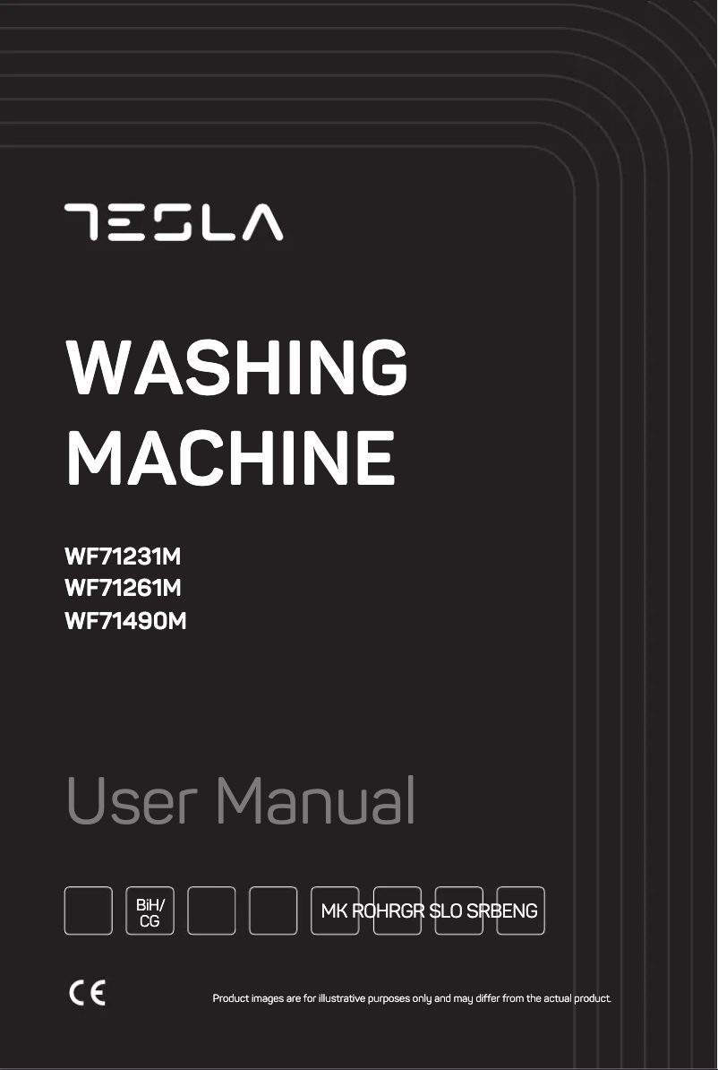 Page 1 de la notice Manuel utilisateur Tesla WF71261M