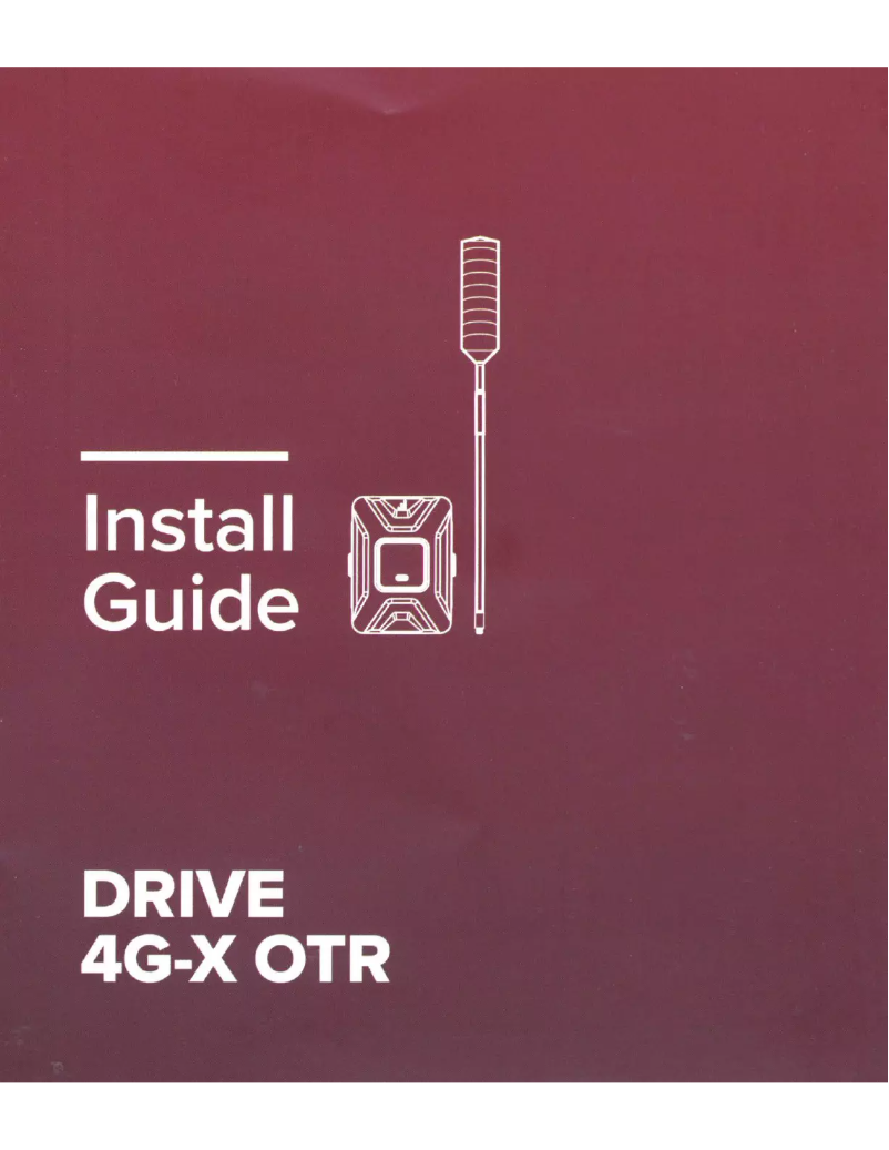 Image de la première page du manuel de l'appareil weBoost Drive 4G-X OTR