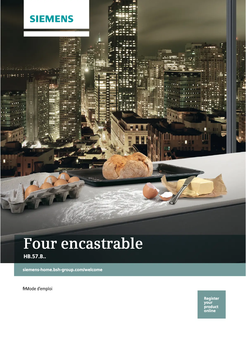 Page 1 de la notice Manuel utilisateur Siemens HB257ABS0