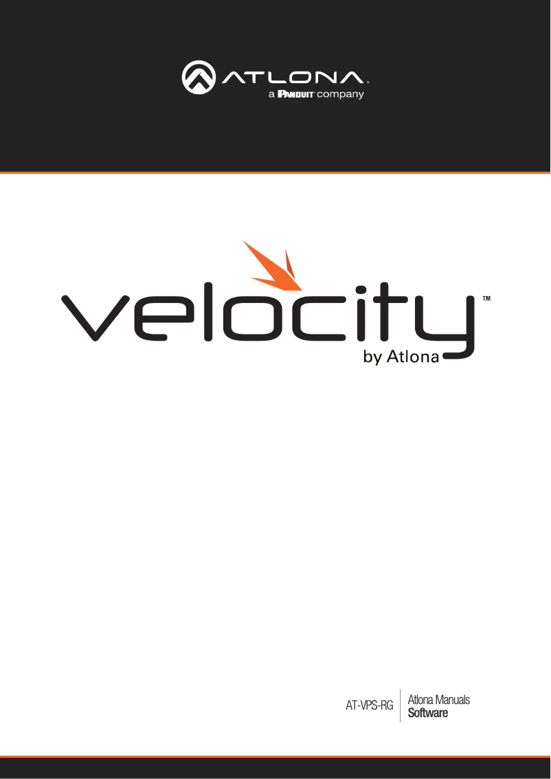 Page 1 de la notice Manuel utilisateur Atlona AT-VPS-RG