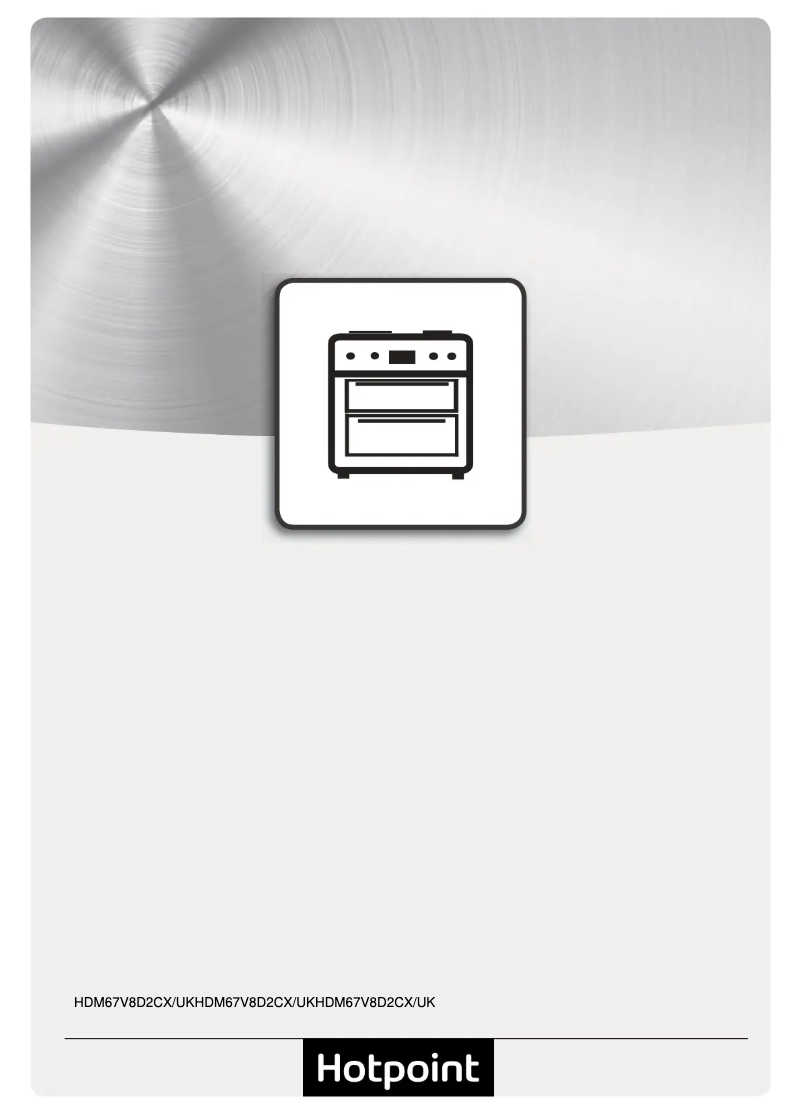 Page 1 of the manual Instructions / Assembly Hotpoint HDM67V8D2CX/UK