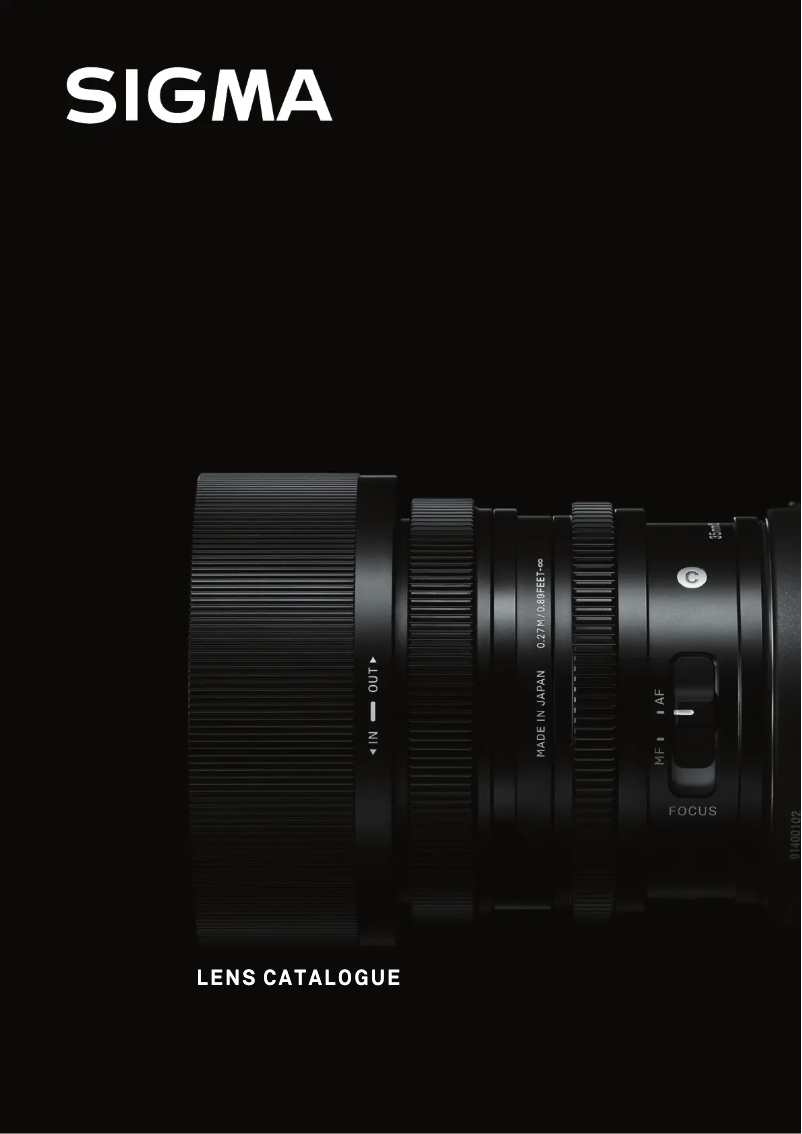 Image de la première page du manuel de l'appareil 24mm F3.5 DG DN