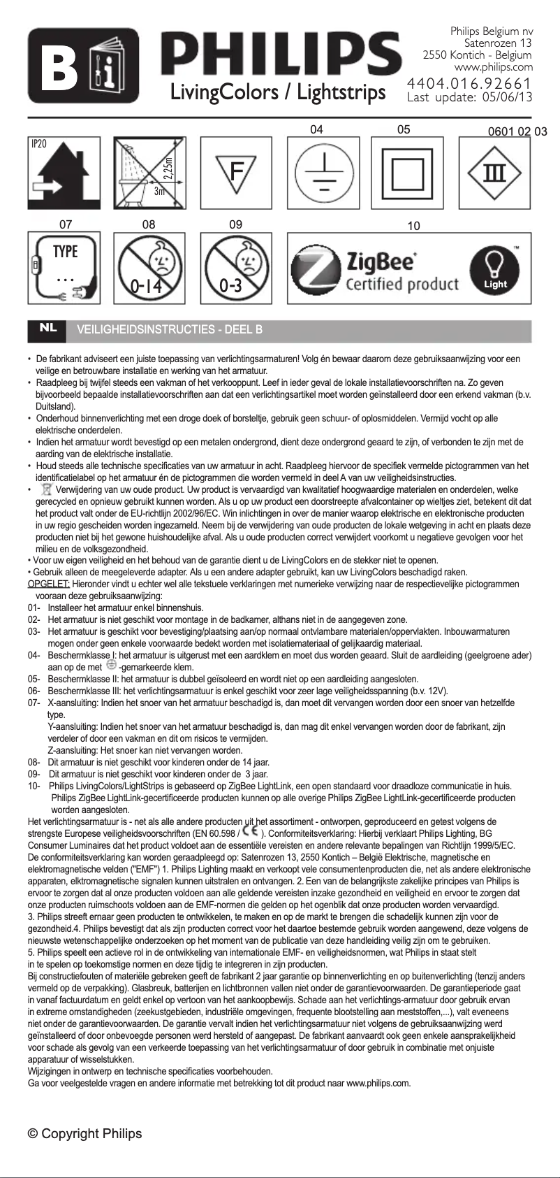 Page n°1 - Manuel utilisateur Philips 70978/87/PU