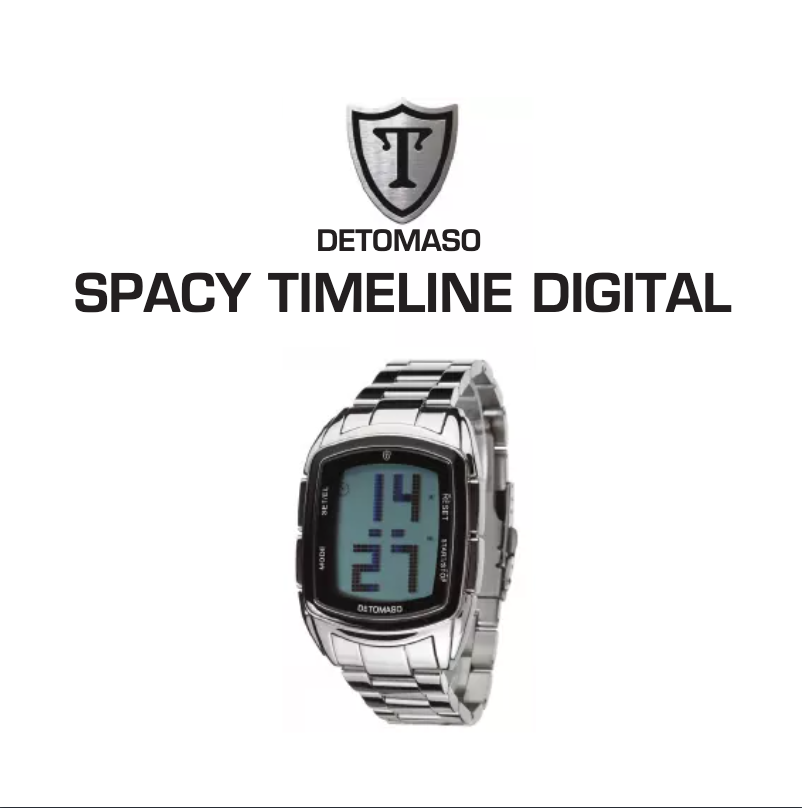 Page n°1 - Manuel utilisateur Detomaso Spacy Timeline