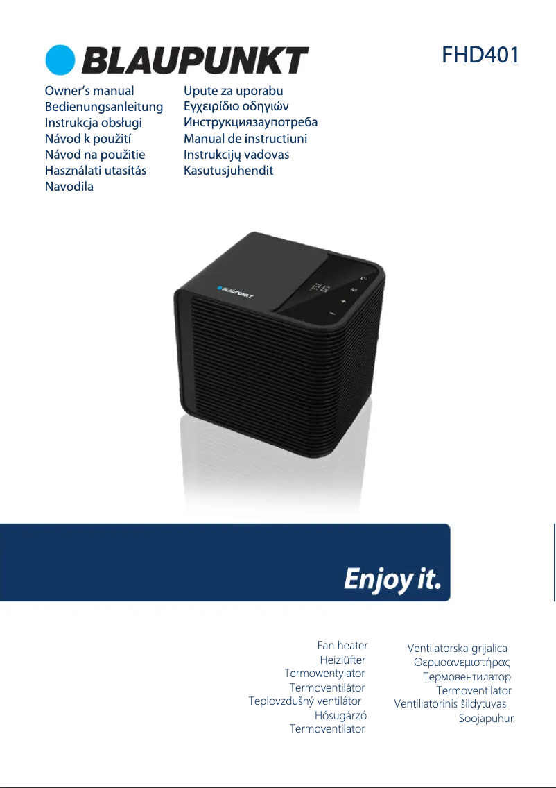 Página 1 del manual Manual de usuario Blaupunkt FHD401