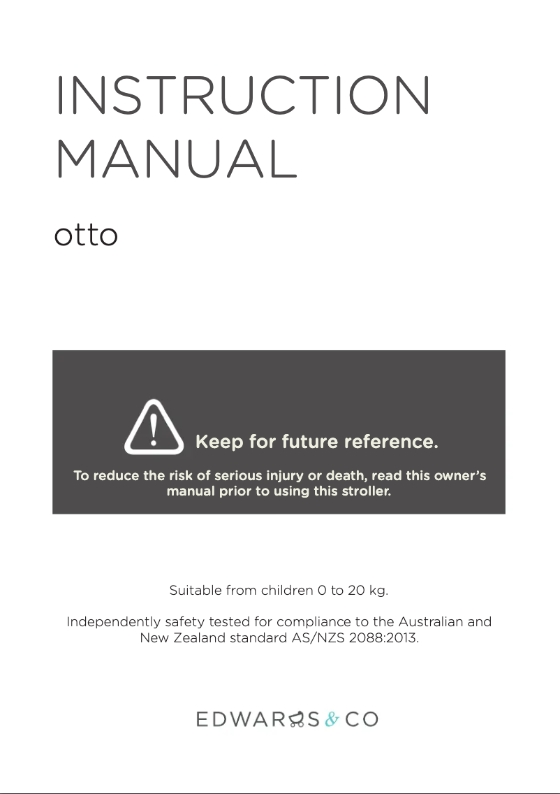 Page n°1 - Manuel utilisateur Edwards & Co Otto