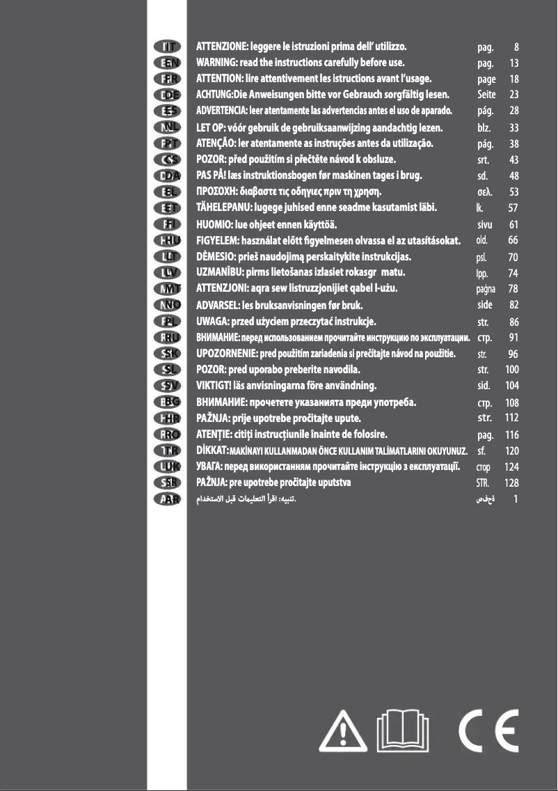 Página 1 del manual Manual de usuario Lavorwash STM 160 WPS