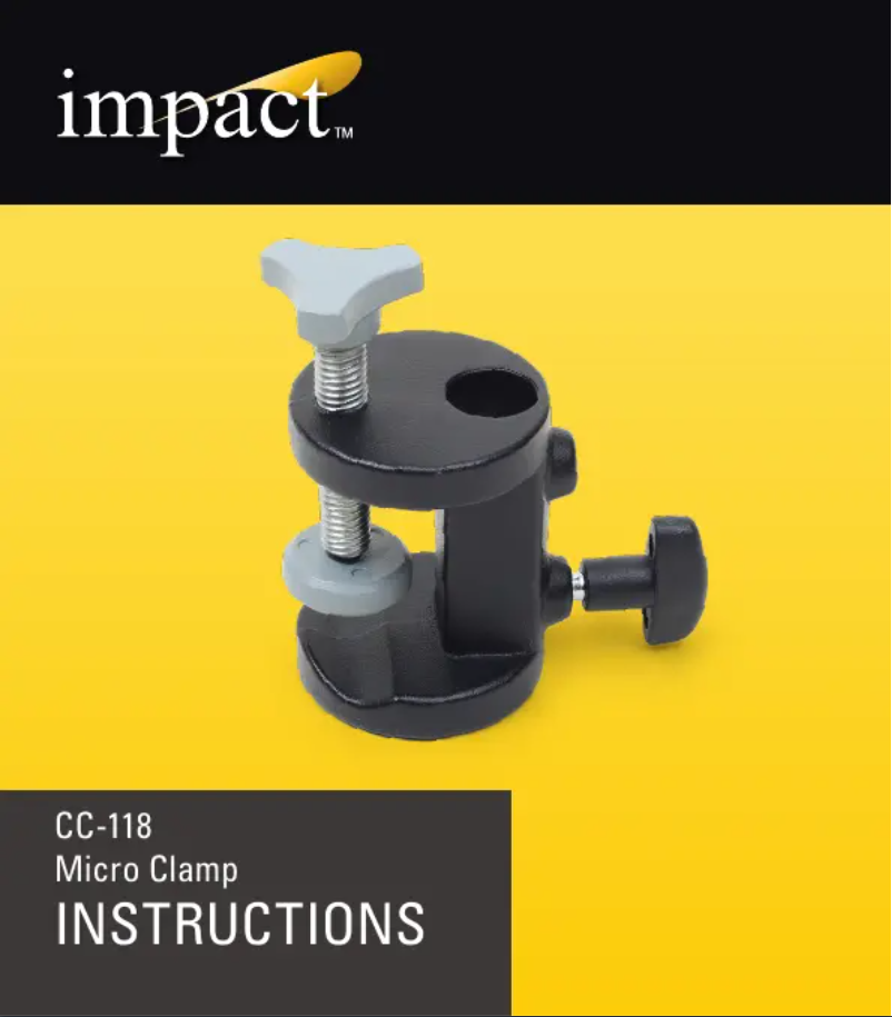 First page image of the manual for CC-118