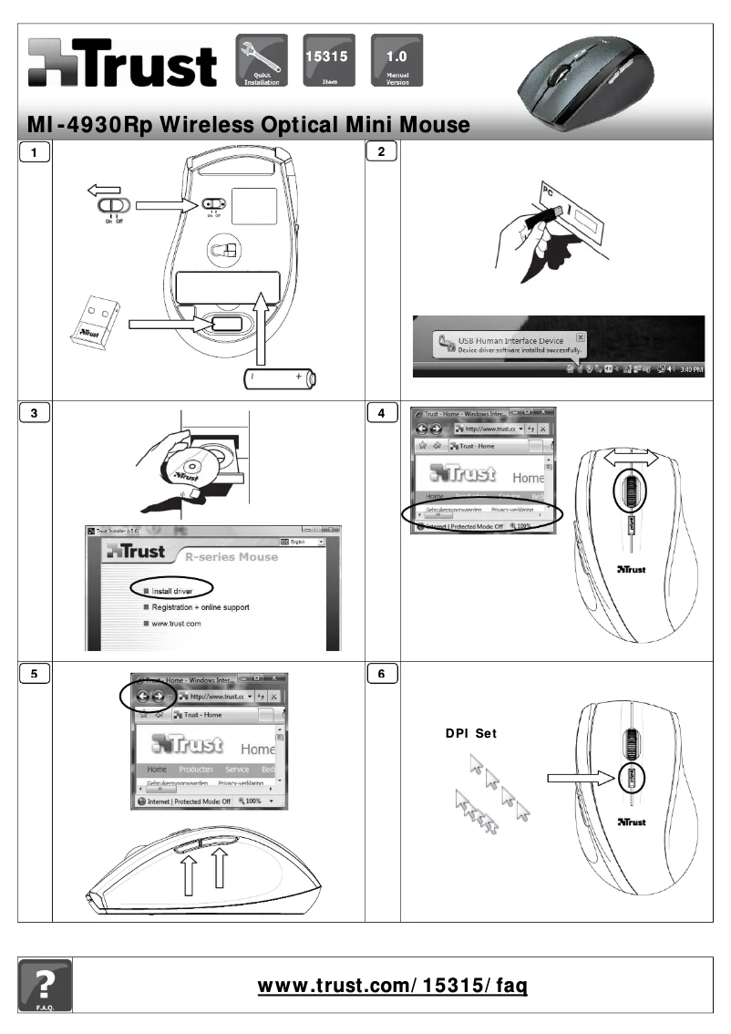 Página 1 del manual Manual de usuario Trust MI-4930Rp