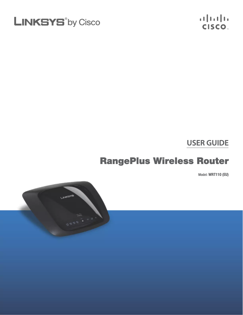 Page n°1 - Manuel utilisateur Linksys WRT110
