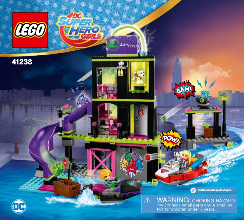 Page n°1 - Manuel utilisateur Lego Dc Super Hero Girls 41238