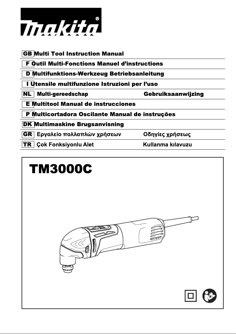 Page 1 de la notice Manuel utilisateur Makita TM3000CX1J