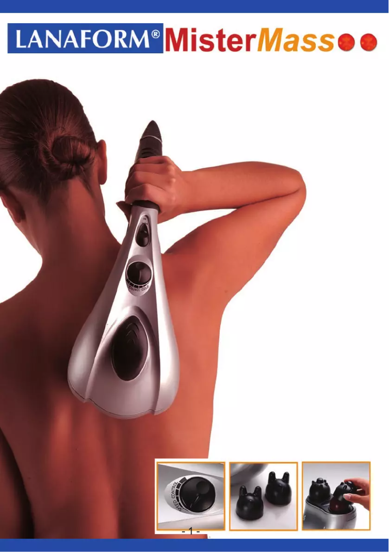 Page 1 de la notice Manuel utilisateur Lanaform Mister Mass