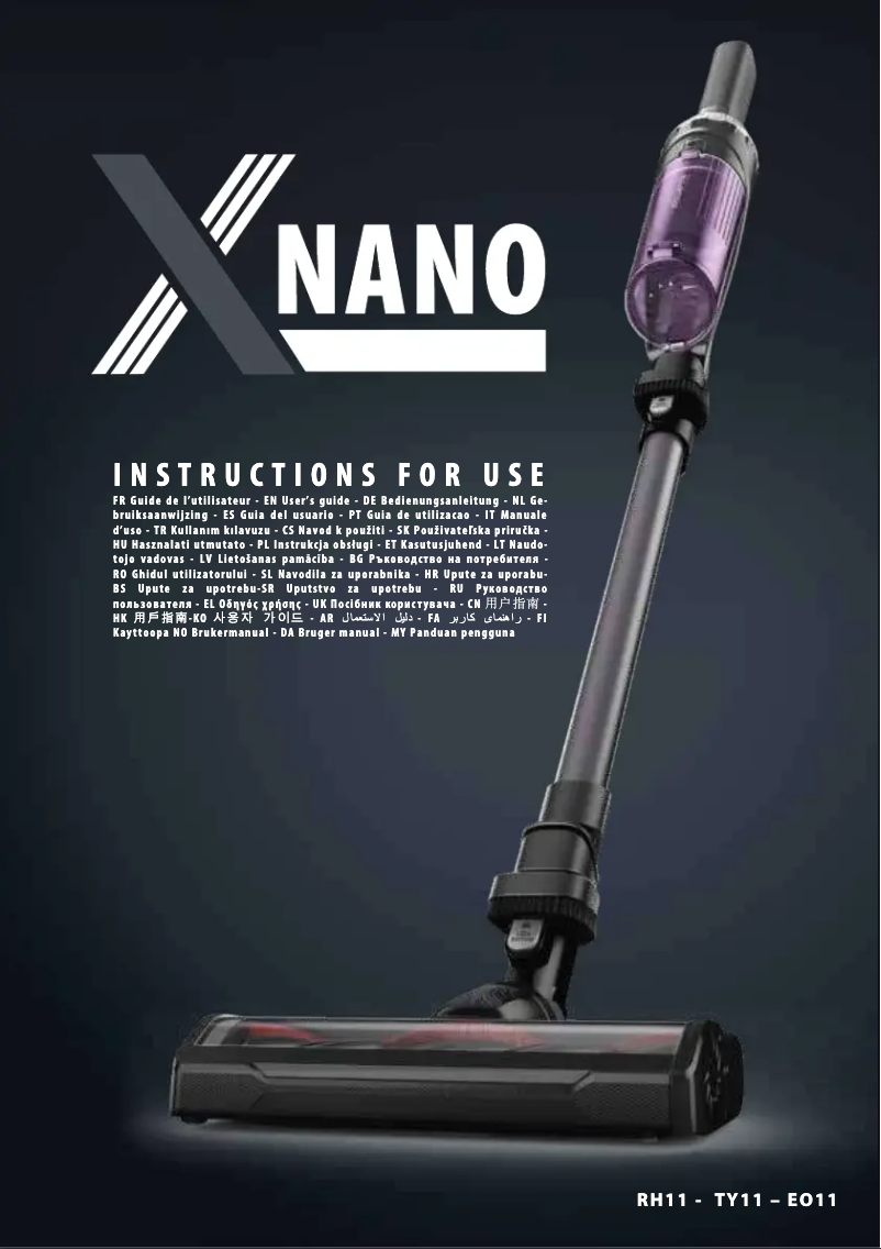 Page 1 de la notice Manuel utilisateur OBH Nordica X Nano EO1127NO