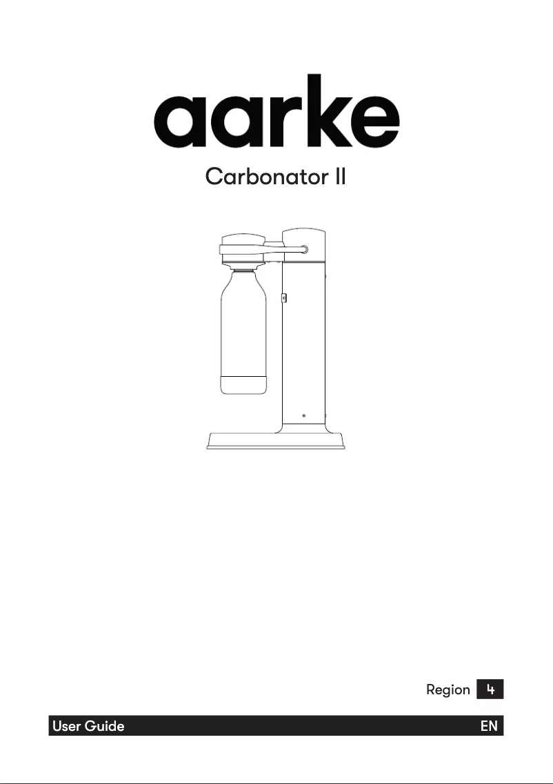 Página 1 del manual Manual de instrucciones Aarke Carbonator II