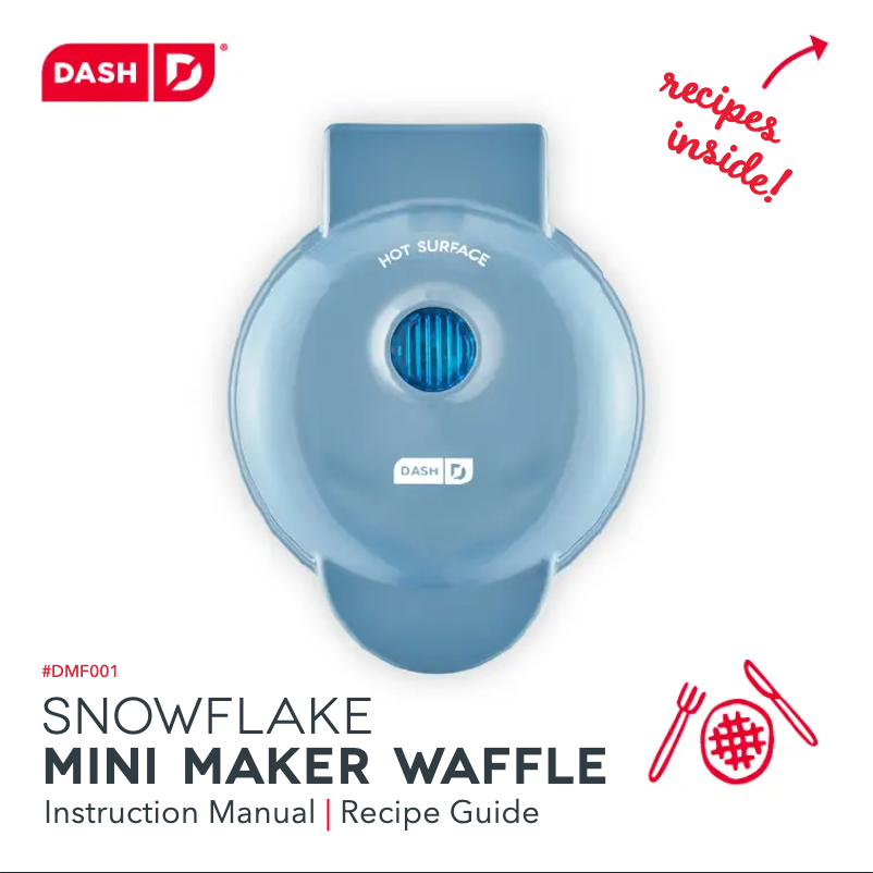 Página 1 del manual Manual de usuario Dash Snowflake Mini DMF001BM