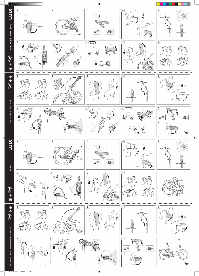 Page 1 de la notice Manuel utilisateur Tern Swoop