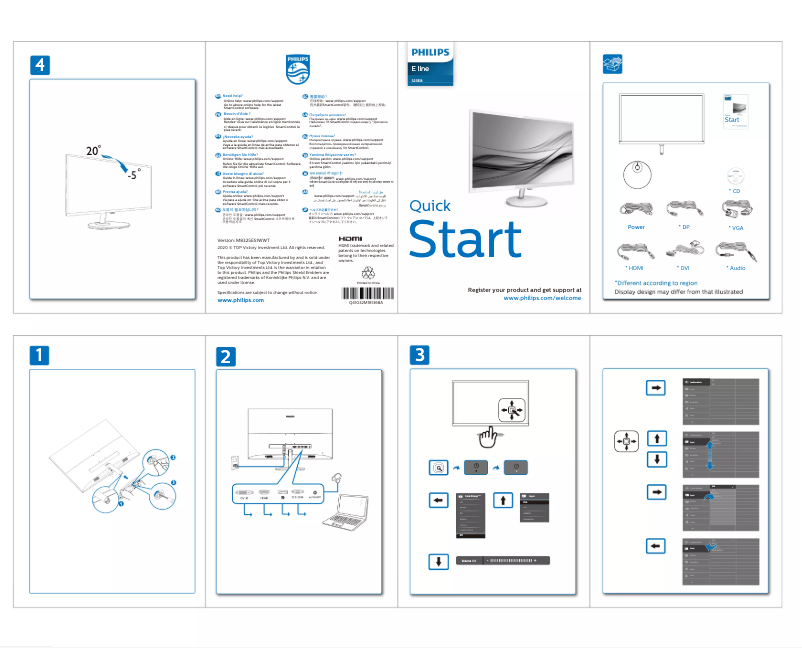 First page image of the manual for 325E8SW