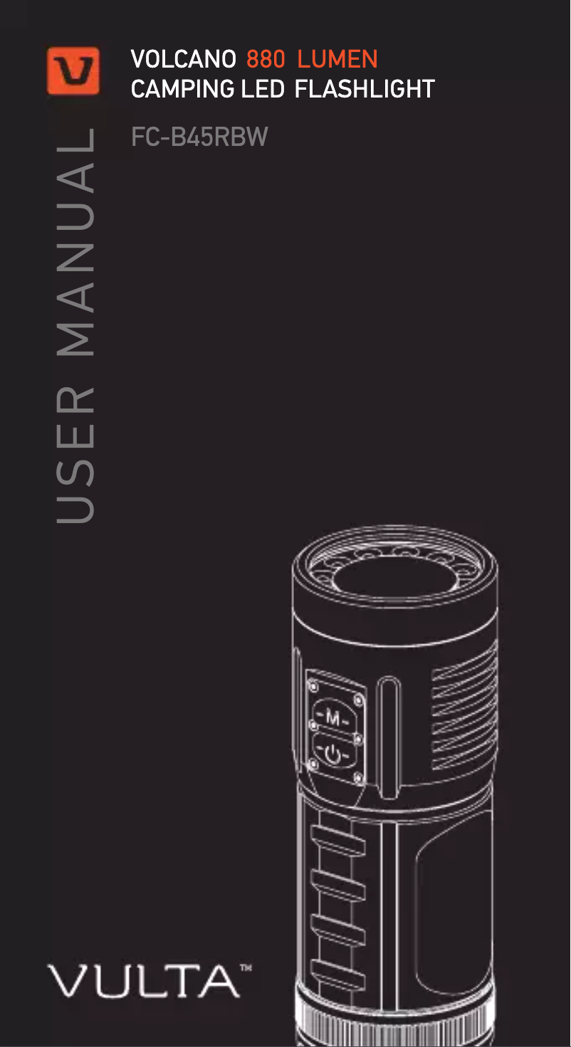 Page 1 de la notice Manuel utilisateur Vulta Volcano FC-B45RBW
