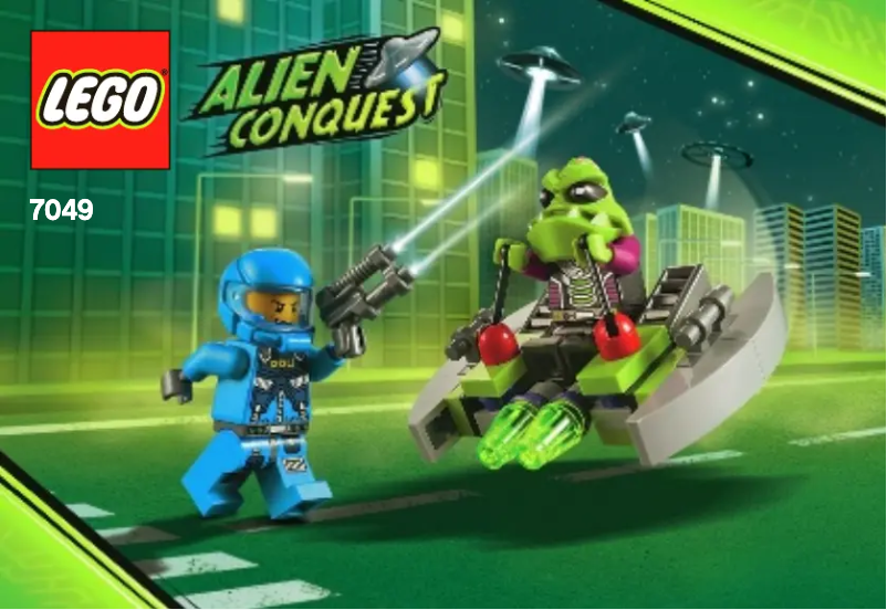 Page 1 de la notice Manuel utilisateur Lego Alien Striker