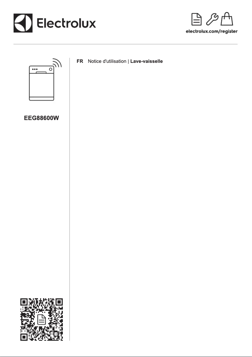 Page 1 de la notice Manuel utilisateur Electrolux EEG88600W