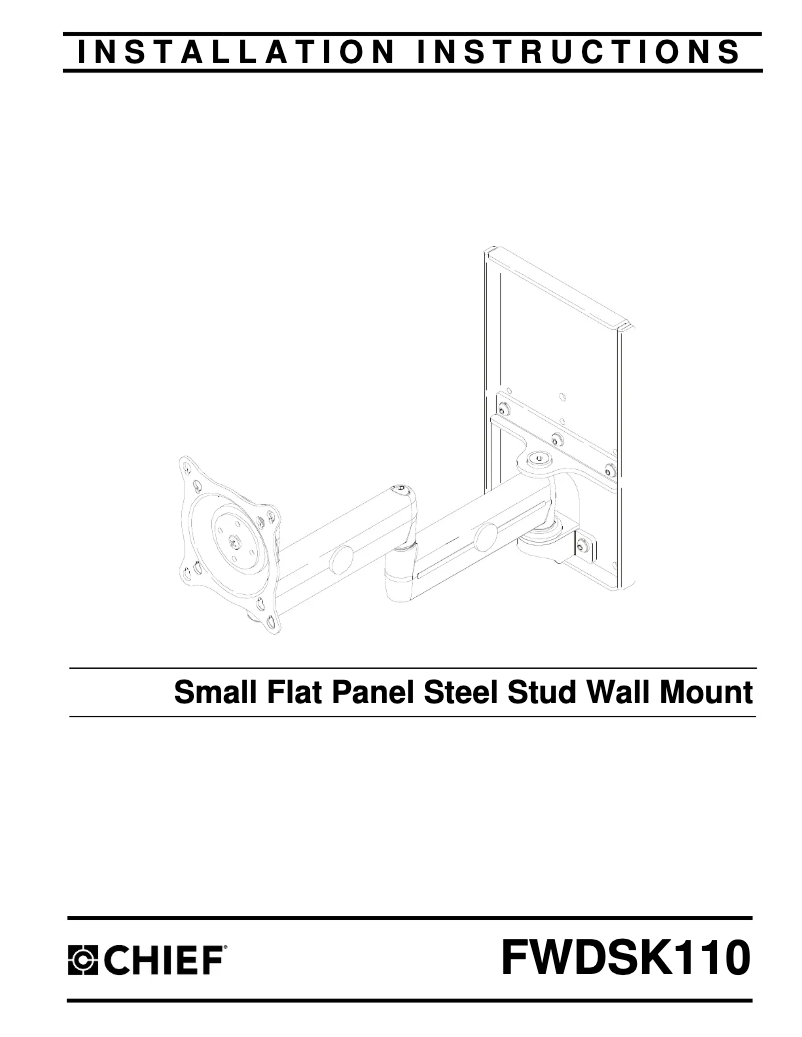 Image de la première page du manuel de l'appareil FWDSK110