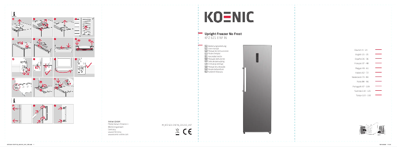Page 1 of the manual User Manual Koenic KFZ 621 E NF IN