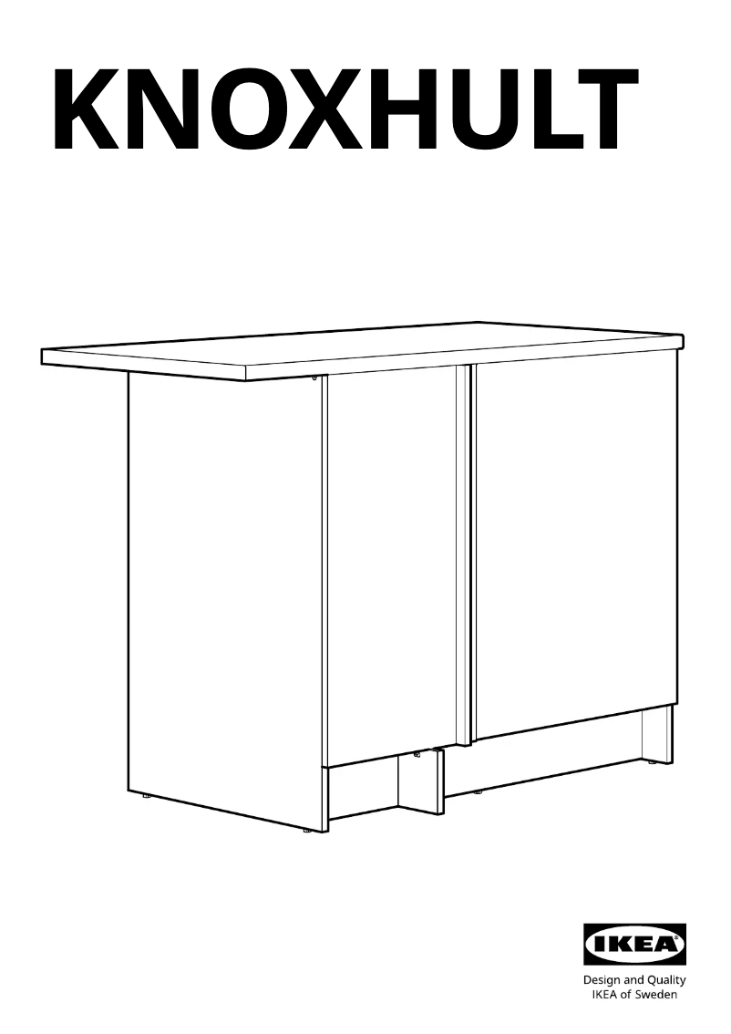 Image de la première page du manuel de l'appareil KNOXHULT 304.963.15