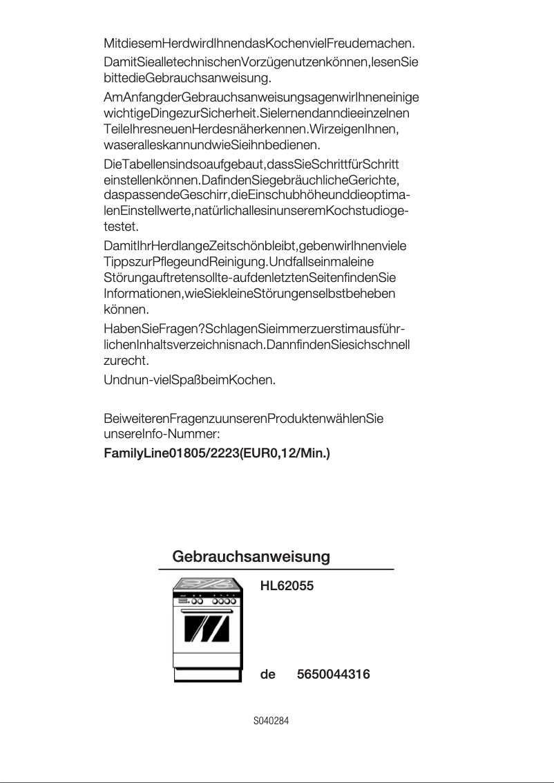 Page 1 de la notice Manuel utilisateur Siemens HL62055