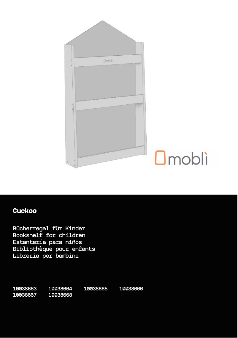Page 1 de la notice Manuel utilisateur Mobli Cuckoo