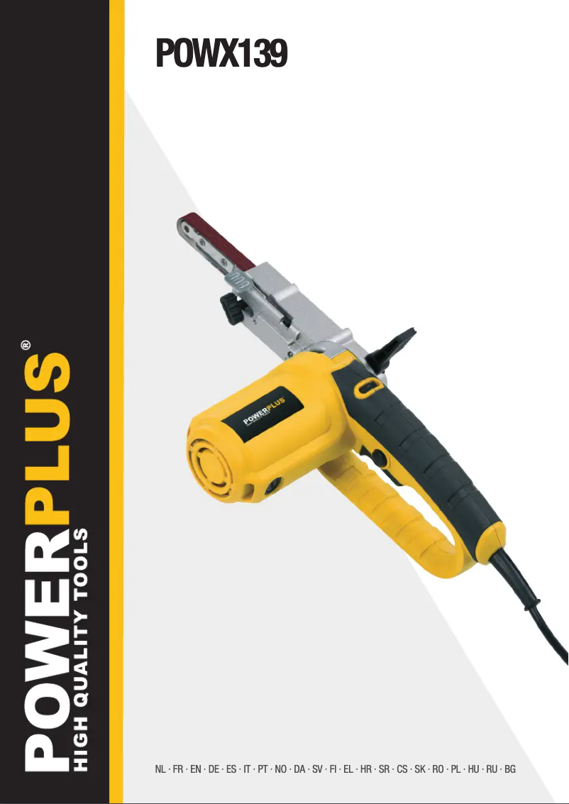 Image de la première page du manuel de l'appareil POWX139