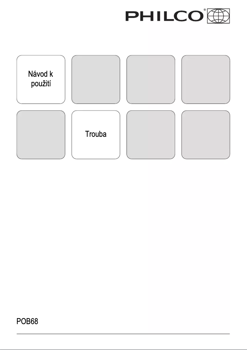 Page 1 de la notice Manuel utilisateur Philco POB 68