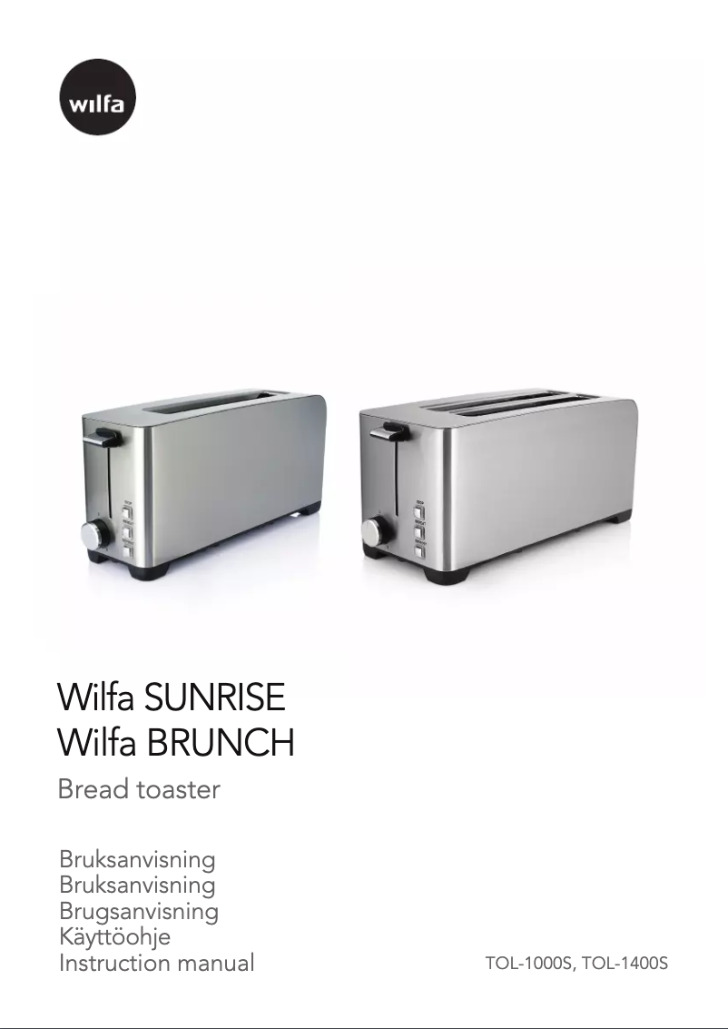 Image de la première page du manuel de l'appareil Sunrise TOL-1000S