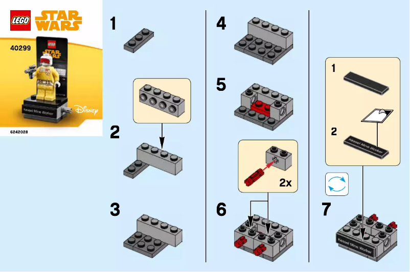 Image de la première page du manuel de l'appareil Star Wars 40299