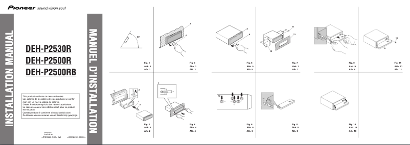 Page n°1 - Manuel utilisateur Pioneer DEH-P2530R