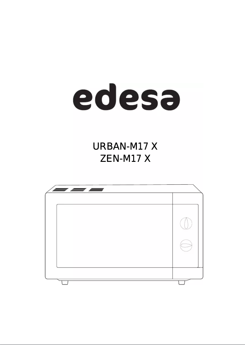 Page n°1 - Manuel utilisateur Edesa M17X