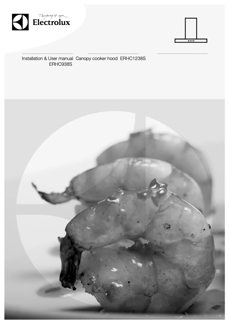 Page 1 de la notice Manuel utilisateur Electrolux ERHC1238S