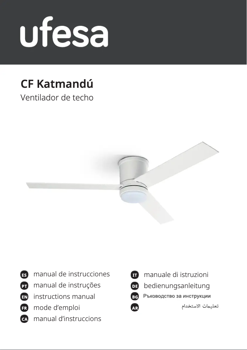 Image de la première page du manuel de l'appareil Katmandú